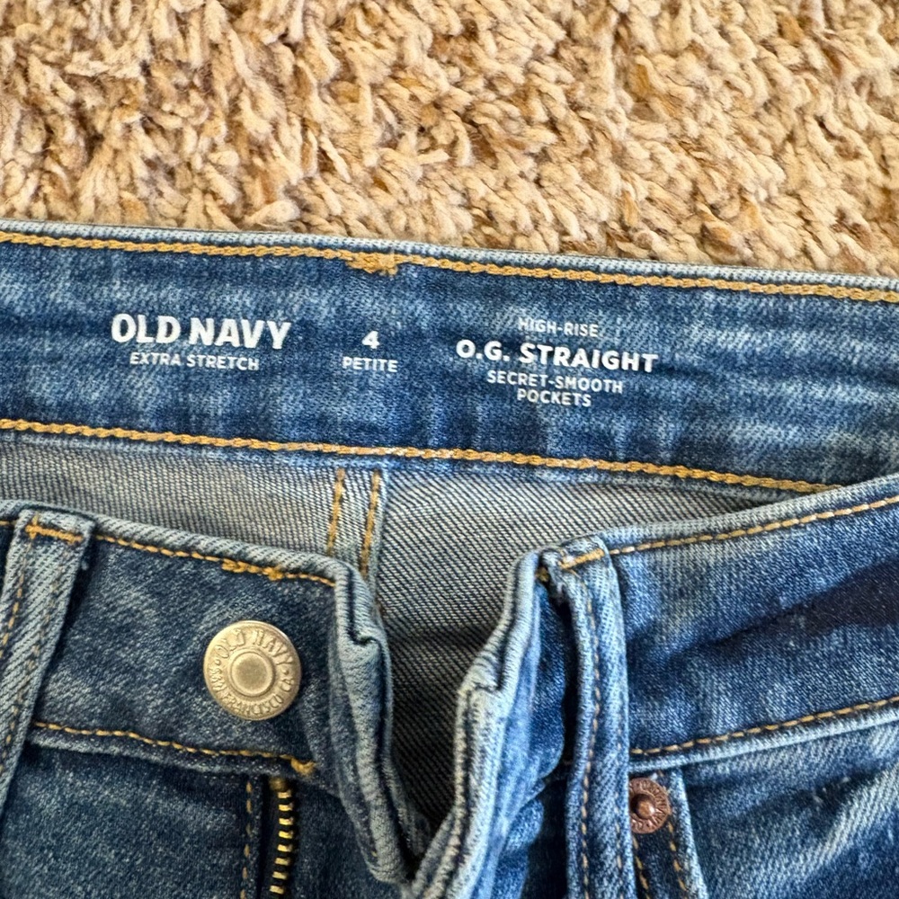 Old Navy High Rise Blue Jeans Timeless Fit